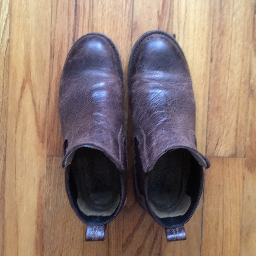John Fluevog short distressed boots